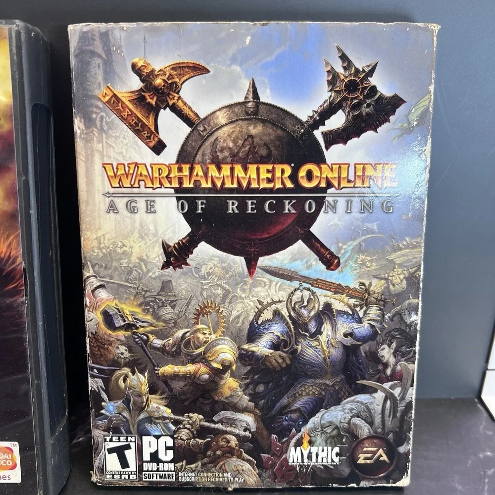 Warhammer Mark of Chaos Age Of Reckoning PC Game 2006 Bandai Namco Big Box